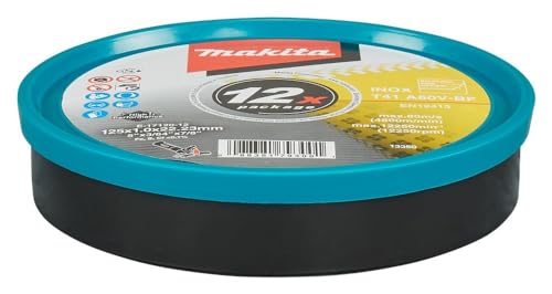 Makita E-17120-12 - Discos de corte (acero inoxidable, 125... - Bricolage & Outils Amazon Espagne à 32.52€