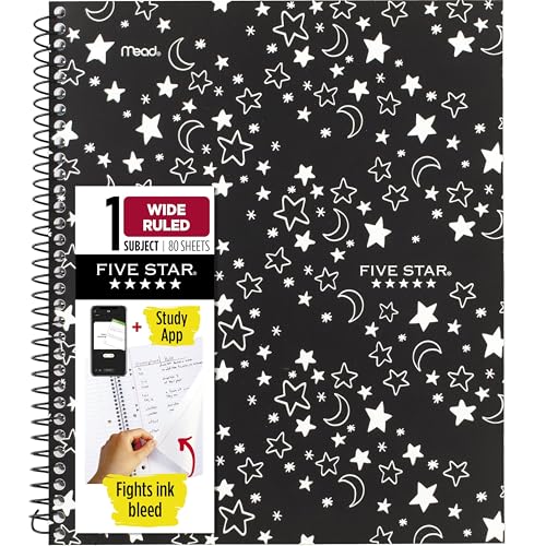 Five Star Cuaderno en espiral, 1 materia, papel rayado... - Fournitures Bureau Amazon Espagne à 22.13€