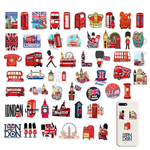 Limitoll Etiquetas la Bandera británica | Autobuses Rojos... - Loisirs Créatifs Amazon Espagne à 2.59€