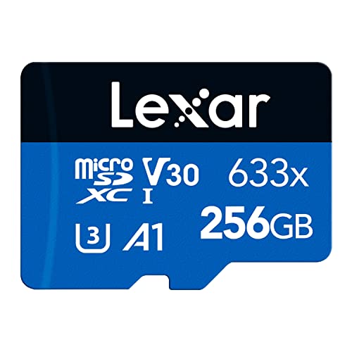 Lexar 633x Tarjeta Micro SD 256GB, Tarjeta Memoria... - High-Tech & Électronique en promo à 43.78€