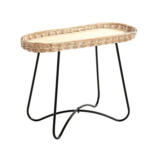 HAKU Möbel Table d'appoint Nature, Noir, métal... - Amazon France à 45.63€
