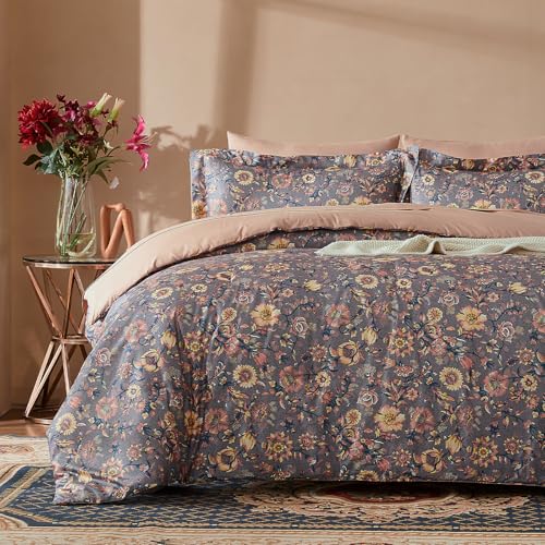 Cupocupa Duvet Cover King Size Set Boho Floral Pattern King... - Maison & Cuisine en promo à 17.06€