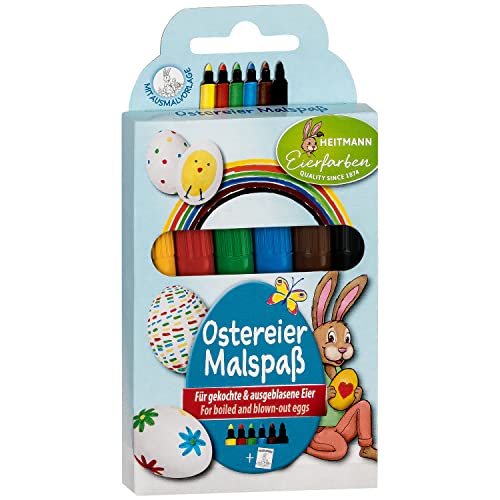 Heitmann Eierfarben - Oeufs de Pâques - 6 crayons de... en promo à 3,55€ (-65%) sur Amazon FR