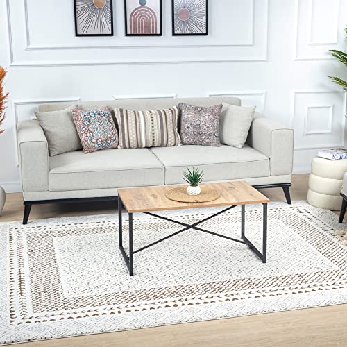 Surya Monaco Teppich Wohnzimmer Boho, großer Teppich... - Maison & Cuisine Amazon Allemagne à 69.35€
