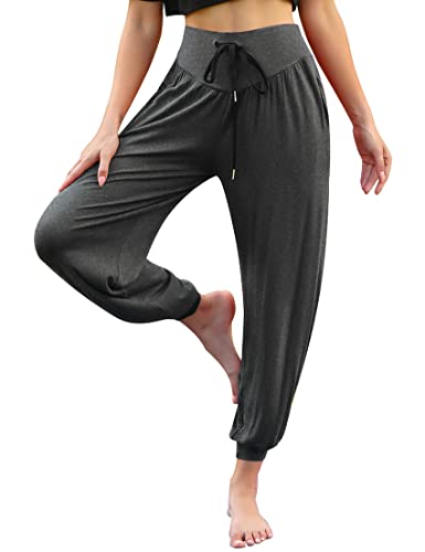 Terecey Pantalón Yoga Mujer Pantalon Bombacho de Cintura... - Sports & Fitness Amazon Espagne à 16.99€