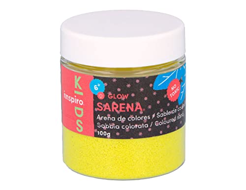 INNSPIRO Phosphorescent Colored Sand 100 gr, Yellow... - Loisirs Créatifs Amazon Royaume-Uni à 1.88€