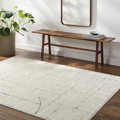 Surya Rundvik Wohnzimmer Teppich modern – Abstrakt Design... - Maison & Cuisine Amazon Allemagne à 69.35€