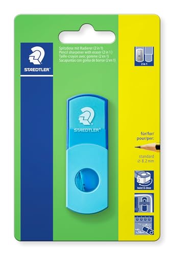 STAEDTLER 511SEF30BK Taille-crayon 2 en 1 avec gomme... - Fournitures Bureau Amazon France à 3.65€
