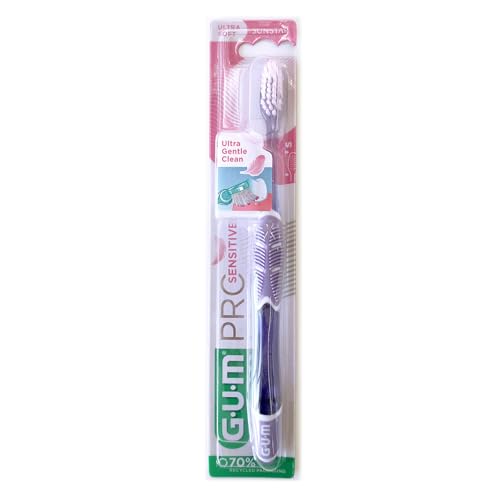 GUM Brosse à Dents Pro Sensitive 510 - Couleur : Vert - Santé & Bien-être Amazon France à 2.50€
