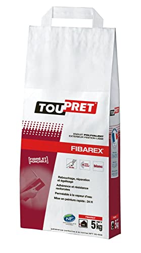 FIBAREX TOUPRET 5kg - Enduit de Rebouchage Extérieur Fibré... - Bricolage & Outils Amazon France à 9.14€