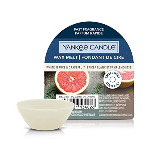 Yankee Candle White Spruce & Grapefruit Wax Melt - Beauté & Parfums Amazon Royaume-Uni à 2.80€