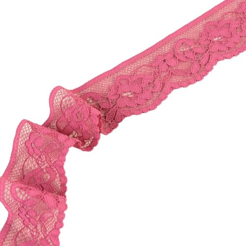 MYMERCERIE Bobina de 15 m, encaje elástico, flores, 33 mm... - Loisirs Créatifs Amazon Espagne à 2.99€