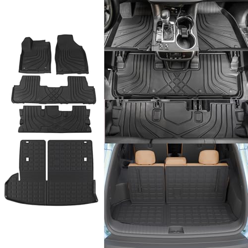 Rongtaod Fit 2014-2019 Toyota Highlander Floor Mats Trunk... - Auto & Moto Amazon Royaume-Uni à 148.97€