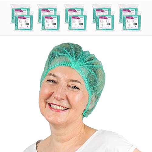 1000x ARNOMED® Charlotte Cheveux Jetable 52 cm Vert, Filet... - Maison & Cuisine Amazon France à 31.00€