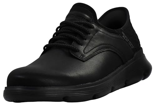 Skechers Scarpe slip in Garza Gervin da uomo, nero, 9.5 Wide - Auto & Moto en promo à 40.29€