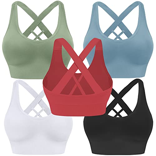 Evercute Reggiseno Sportivo da Donna Imbottito Supporto... - Sports & Fitness Amazon Italy à 14.21€