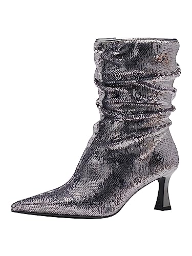 Tamaris Mujer 1-1-25055-41, Botas de Moda, Peltre Gris, 38... - Amazon Espagne à 42.89€