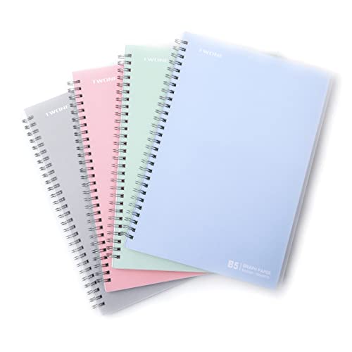 TWONE Paquete de 4 cuadernos en espiral, 10 x 7 pulgadas... - Fournitures Bureau Amazon Espagne à 53.20€