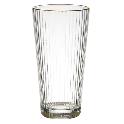 HOME DECO FACTORY - KA6276, Vase 400 ml avec bordure dorée... - Maison & Cuisine en promo à 10.99€