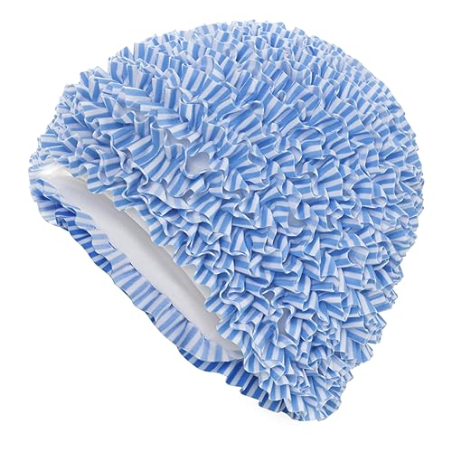 Fashy Bonnet de Bain à Volants Bleu 3449 en promo à 13,45€ (-41%) sur Amazon FR
