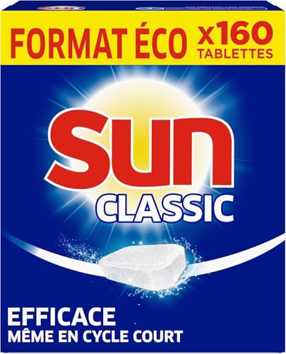 Sun Pastilles Lave-Vaisselle Classic, 160 tablettes... - Tech & Electronics Amazon France à 11.97€