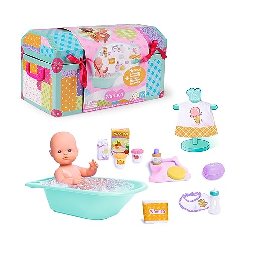 Nenuco Truhe, komplettes Spielzeug mit Baby, Badewanne für... - Jouets & Jeux Amazon Allemagne à 13.00€