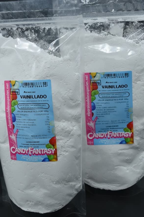 Vainilla Azucarada 500g x 2 unidades - Pack Azúcar... - Auto & Moto Amazon Espagne à 9.90€
