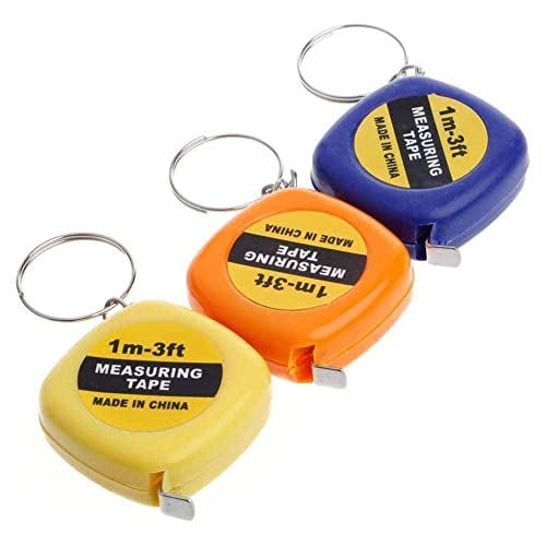 Mini Power Tape Measure Keychain Universal Pull Ruler... - Bricolage & Outils Amazon Royaume-Uni à 1.59€
