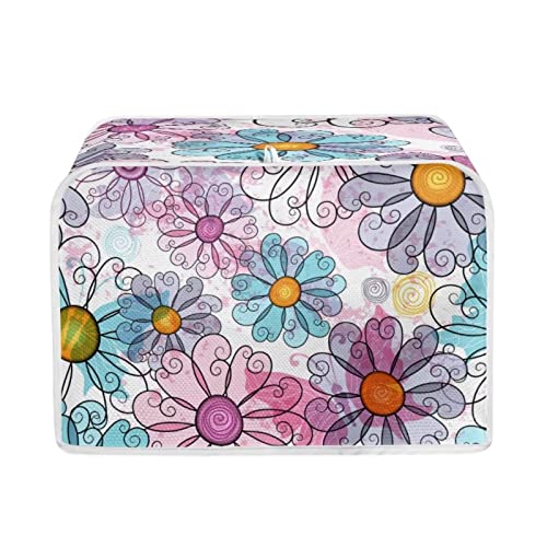 STUOARTE Flowers Print Toaster Cover 2 Slice, Toaster... - Maison & Cuisine Amazon Royaume-Uni à 1.19€