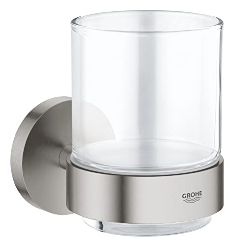 GROHE QuickFix Start, Bicchiere in vetro con supporto... - DIY & Tools Amazon Italy à 44.99€