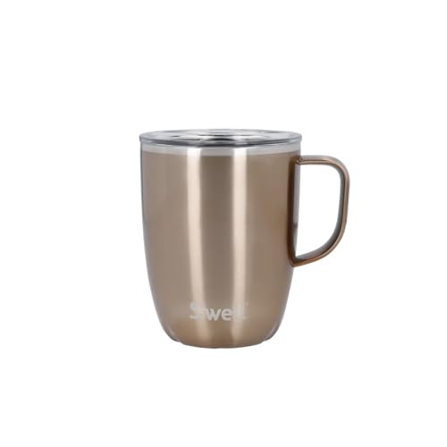 S'well Mug avec poignée, Pyrite, 350ml. Mug isotherme sous... en promo à 19,49€ (-40%) sur Amazon FR