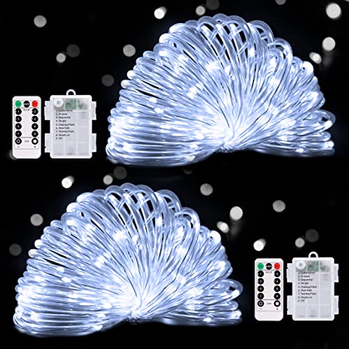 POTIVE Lot de 2 guirlandes lumineuses à 100 DEL à piles... - Maison & Cuisine Amazon France à 18.57€