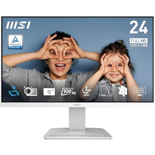 MSI PRO MP2412W 23.8 Inch Full HD Office Monitor - 1920 x... - High-Tech & Électronique Amazon Royaume-Uni à 59.00€