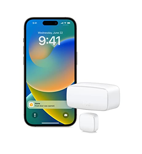Eve Door & Window (Matter) - Smart Sensor for Doors &... - Maison & Cuisine Amazon Royaume-Uni à 26.95€
