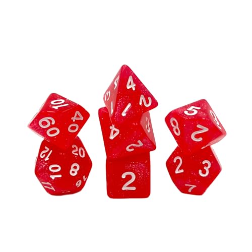 Dice4friends DIC17534 Set de dés Confettis : Rouge Rubis... - Amazon France à 10.23€