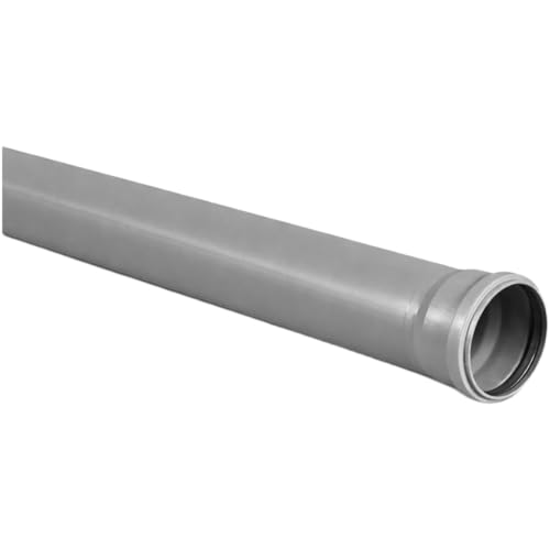 Tubo HT DN 50 x 250 mm gris – Resistente a los golpes y al... - Amazon Espagne à 1.10€