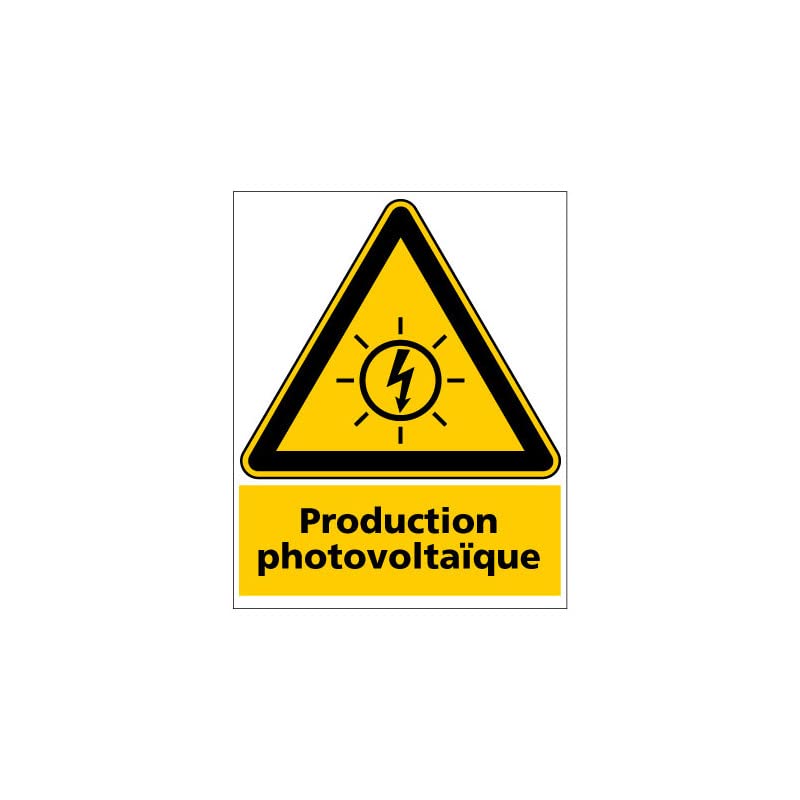 Signalétique.biz France - PANNEAU PRODUCTION PHOTOVOLTAIQUE... - Maison & Cuisine Amazon France à 14.20€