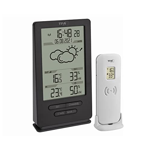 TFA Dostmann stazione meteo con sensore esterno, wireless... - Bricolage & Outils Amazon Italie à 21.99€