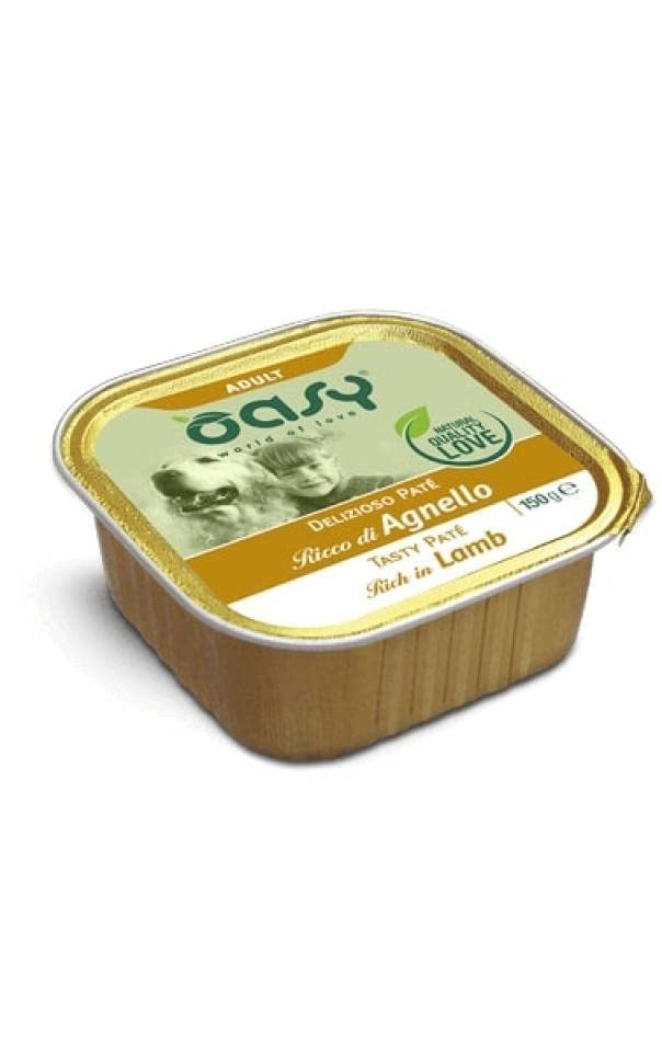 OASY DELIZIOSO PATÈ RICCO IN AGNELLO. 150GR - Animalerie Amazon Italie à 1.00€