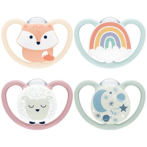NUK Space Day & Night Babyschnuller | 0-6 Monate | Im... - Bébé & Puériculture en promo à 10.14€