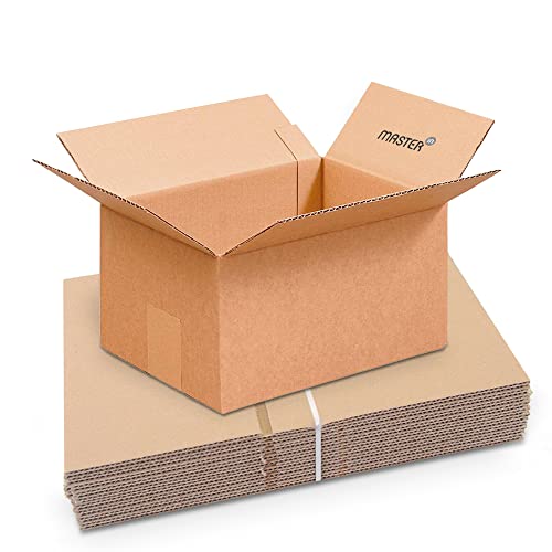 Master'in - Caisse carton simple cannelure - Brune - 310 x... - Auto & Moto Amazon France à 12.68€