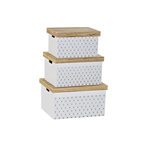 DKD Home Decor Set de Cajas organizadoras apilables Doble... - Auto & Moto Amazon Espagne à 27.42€
