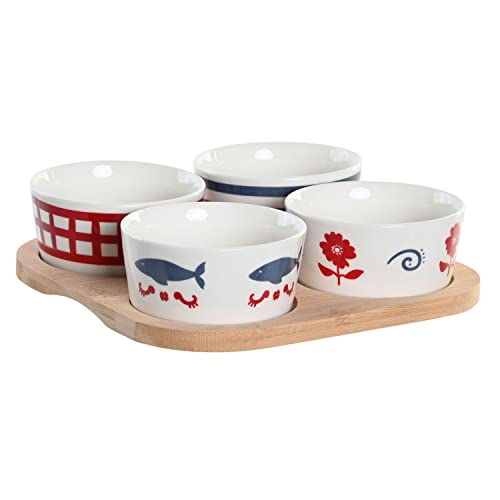 DKD Home Decor Set de Aperitivo mediterráneo Casas de la... - Nouvelle promo Amazon à 11.62€