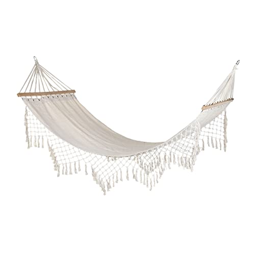 DKD Home Decor Hamaca de la Marca, Color Blanco, de Madera... - Jardin & Extérieur en promo à 20.02€