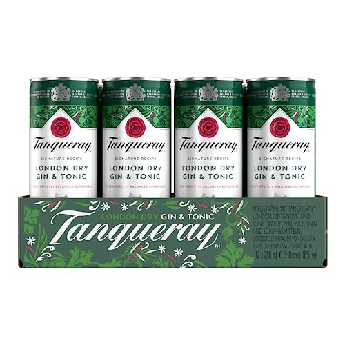 Tanqueray London Dry Gin & Tonic, Erfrischendes... - Tech & Electronics Amazon Germany à 27.95€