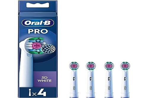 Oral-B Pro 3D White Zahnbürstenköpfe für Zahnbürsten, 4... - Beauté & Parfums Amazon Allemagne à 13.45€