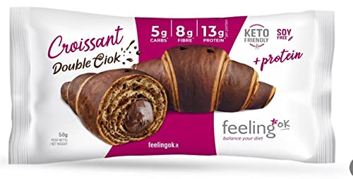 Feeling Ok Croissant double cioc - 1 Croissant - Épicerie Amazon Italie à 2.60€