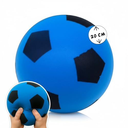 alldoro 63105 Schaumstoffball Blau, Ø 20 cm, extra weicher... - Sports & Fitness Amazon Allemagne à 7.99€