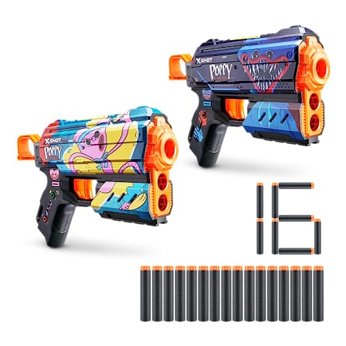 ZURU X-Shot Skins Flux Poppy Playtime Dart Blaster 2er Pack... - Sports & Fitness Amazon Germany à 6.99€