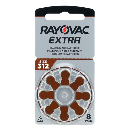 Rayovac Extra 312 Lot de 8 Piles pour appareils auditifs... - Auto & Moto Amazon France à 3.19€
